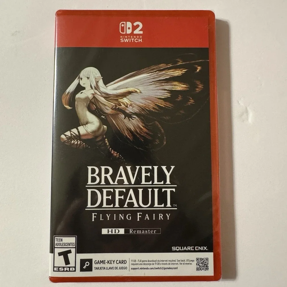 NEW Bravely Default Flying Fairy‎ HD Remaster Nintendo Switch 2 (Game-Key Card)